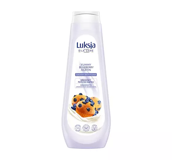 LUKSJA SILK CARE CREMIGER BADEZUSATZ YUMMY BLUEBERRY MUFFIN 900ML