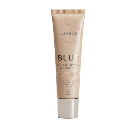 LUMENE BLUR FOUNDATION GLÄTTENDE GRUNDIERUNG 0 LIGHT IVORY 30ML