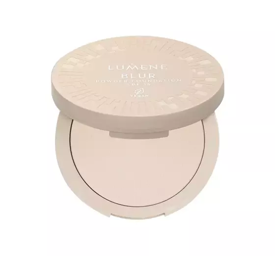 LUMENE BLUR POWDER FOUNDATION SPF15 GLÄTTENDE FOUNDATION 2 10G