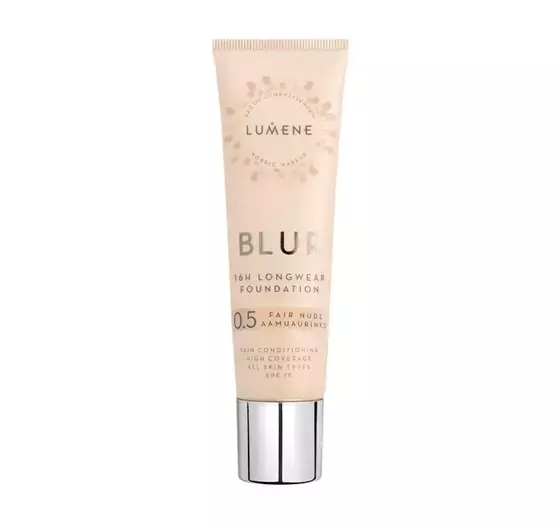 LUMENE LONGWEAR BLUR FOUNDATION GLÄTTENDE GRUNDIERUNG 0.5 FAIR NUDE 30ML