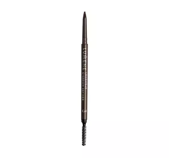 LUMENE LONGWEAR EYEBROW DEFINER VEGANER AUTOMATISCHER AUGENBRAUENSTIFT 3 ASH BROWN 0,09G