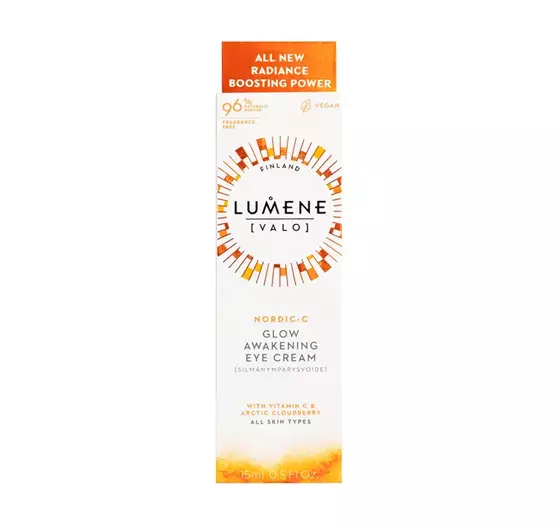 LUMENE NORDIC-C [VALO] GLOW AWAKENING AUFHELLENDE AUGENCREME MIT VITAMIN C 15ML