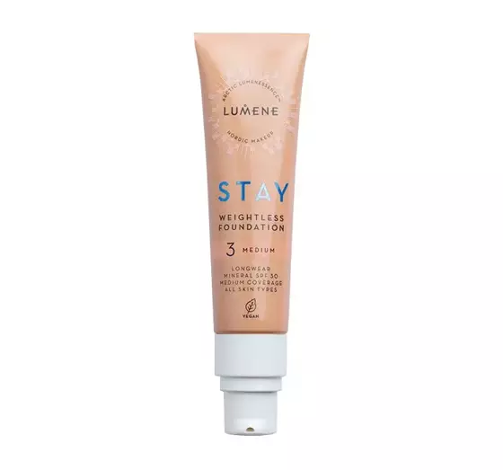 LUMENE STAY FOUNDATION FLÜSSIGE GRUNDIERUNG 3 MEDIUM 30ML