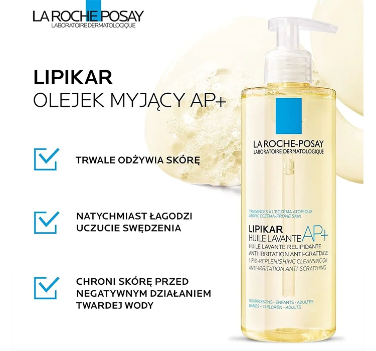 La Roche-Posay Lipikar AP+ Badeöl 1000ml