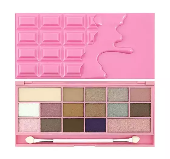 MAKEUP REVOLUTION I LOVE CHOCOLATE EYESHADOW PALETTE PINK FIZZ