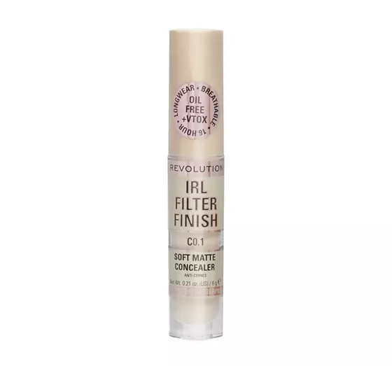 MAKEUP REVOLUTION IRL FILTER FINISH CONCEALER C0,1 6G