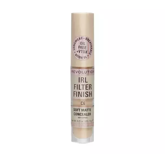 MAKEUP REVOLUTION IRL FILTER FINISH CONCEALER C6 6G