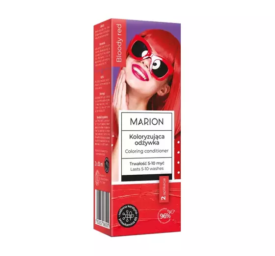 MARION KOLORIERENDE HAARSPÜLUNG BLOODY RED 2x35ML