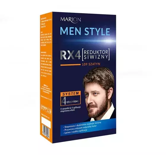 MARION MEN REDUKTION DES GRAUEN HAARES 4 STUFEN BRAUN 109