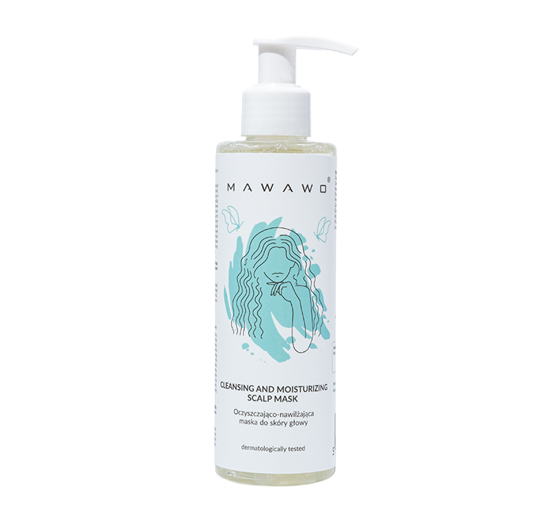 MAWAWO CLEANSING AND MOISTURIZING SCALP MASK REINIGENDE UND FEUCHTIGKEITSSPENDENDEKOPFHAUTMASKE 200ML 