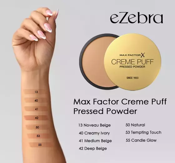 MAX FACTOR CREME PUFF PUDER 41 MEDIUM BEIGE 14G