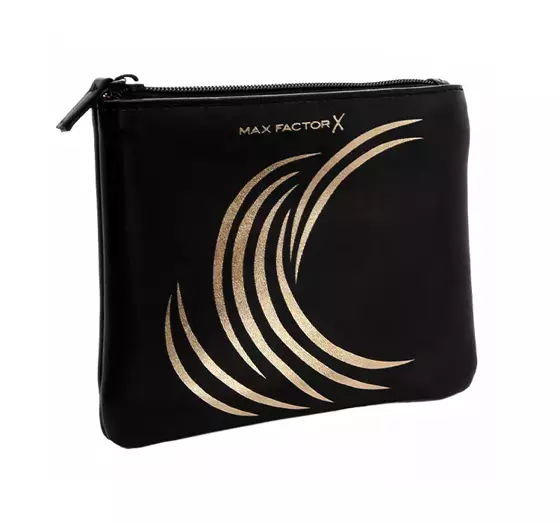 MAX FACTOR SCHWARZE KOSMETIKTASCHE