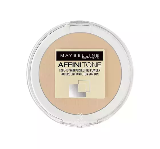 MAYBELLINE AFFINITONE PERFECTING & PROTECTING PRESSED POWDER 03 LIGHT SAND BEIGE
