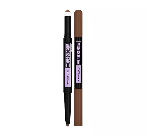 MAYBELLINE EXPRESS BROW SATIN DUO DOPPELSEITIGER AUGENBRAUENSTIFT 02 MEDIUM BROWN