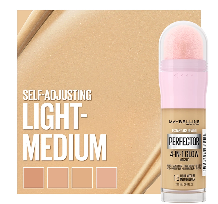 MAYBELLINE INSTANT ANTI AGE PERFECTOR 4IN1 FOUNDATION 1.5 LIGHT MEDIUM 20ML