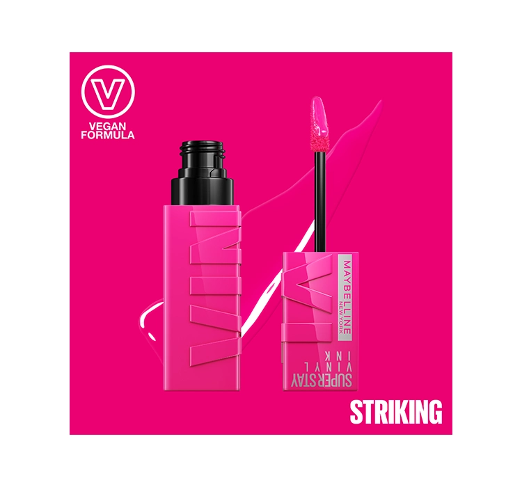 MAYBELLINE SUPERSTAY VINYL INK LIPPENSTIFT 150 STRIKING 4,2ML