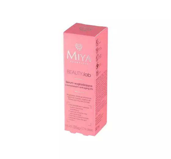 MIYA COSMETICS BEAUTY.LAB GLÄTTENDES SERUM MIT 5% ANTI-AGING-KOMPLEX 30ML