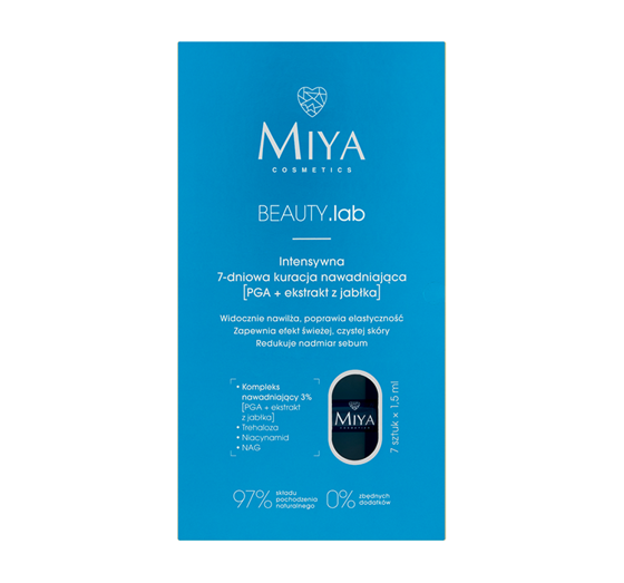 MIYA COSMETICS BEAUTY LAB INTENSIVE 7-TAGE-FEUCHTIGKEITSKUR 7x1,5ML