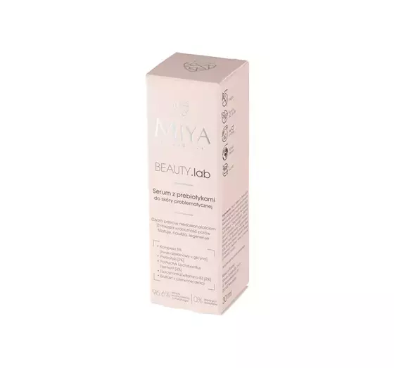 MIYA COSMETICS BEAUTY.LAB SERUM MIT PRÄBIOTIKA FÜR PROBLEMATISCHE HAUT 30ML