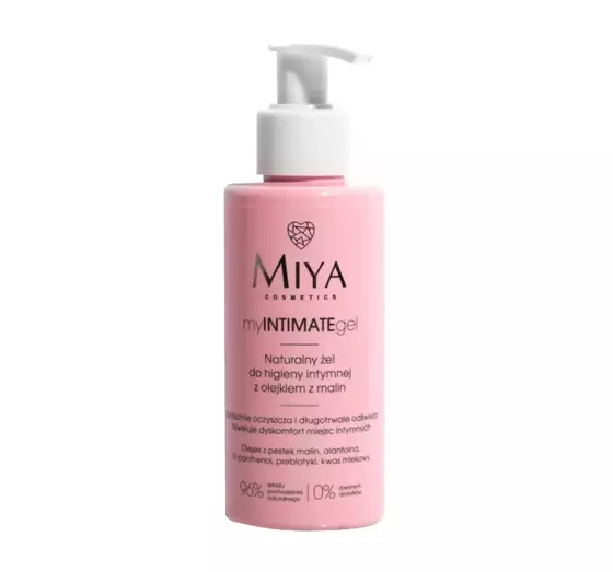 MIYA COSMETICS MYINTIMATEGEL NATÜRLICHES INTIMPFLEGEGEL MIT HIMBEERÖL 140ML