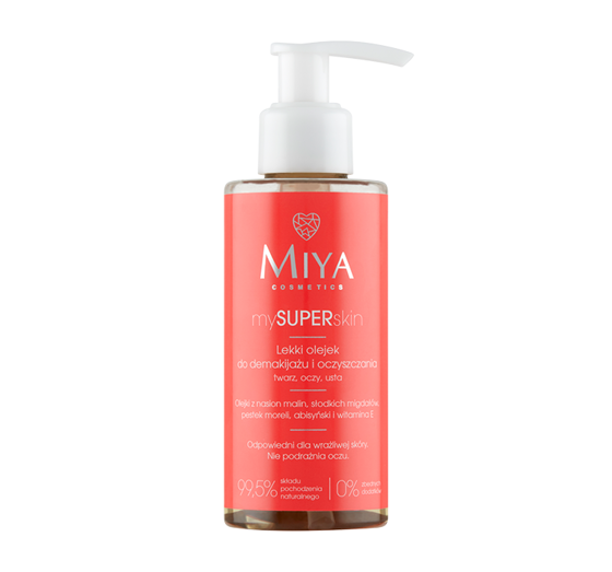 MIYA COSMETICS MYSUPERSKIN LEICHTES ÖL ZUM ABSCHMINKEN 140 ML