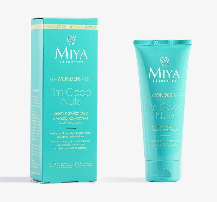 MIYA COSMETICS MYWONDERBALM I’M COCO NUTS FEUCHTIGKEITSCREME MIT KOKOSWASSER 75ML