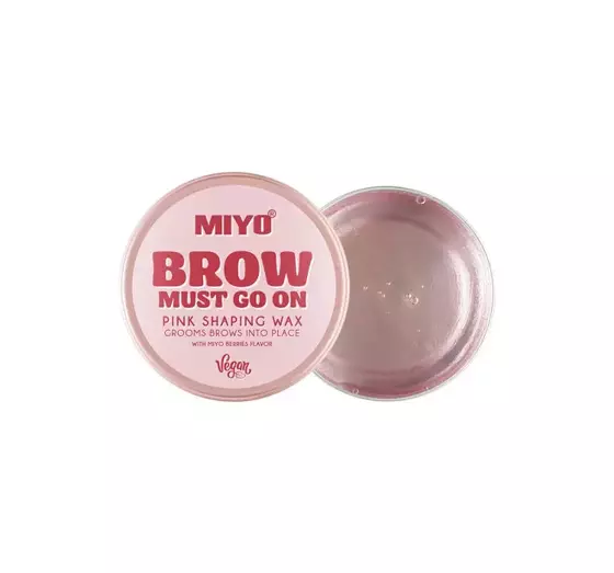 MIYO BROW MUST GO ON WACHS FÜR AUGENBRAUEN 30G