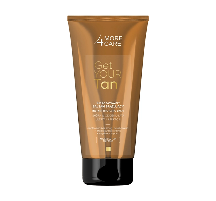 MORE4CARE GET YOUR TAN BLITZSCHNELLE BRÄUNUNGSLOTION 200ML