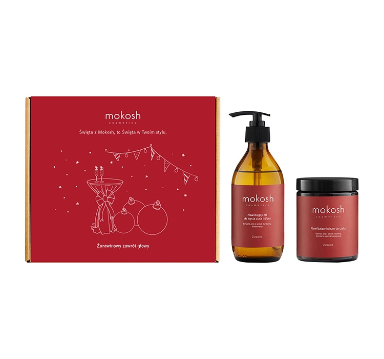 Mokosh Cranberry Delight Kosmetikset für Pflege Körperlotion + Duschgel