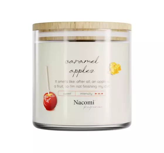 NACOMI FRAGRANCES SOJA DUFTKERZE CARMEL APPLES 450G