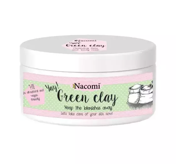 NACOMI GREEN CLAY REINIGENDE MASKE GRÜNE TONERDE 65G