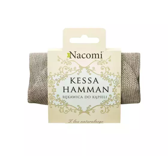 NACOMI KESSA HAMMAM PEELINGHANDSCHUH AUS LEIN