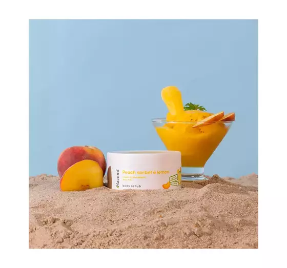 NACOMI KÖRPERPEELING PEACH SORBET & LEMON 100ML