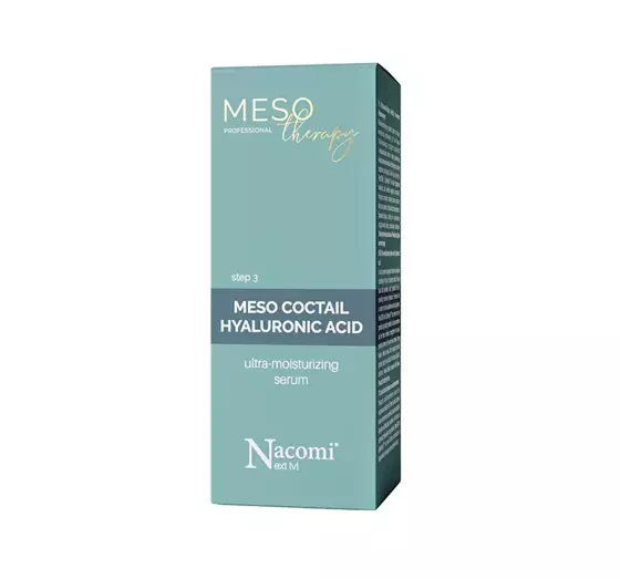 NACOMI MESO ULTRA FEUCHTIGKEITSSPENDENDER COCTAIL MIT HYALURONSÄURE 15ML