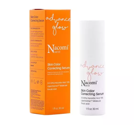 NACOMI NEXT LEVEL ADVANCE GLOW SERUM ZUM AUSGLEICH DES HAUTTONS 30ML