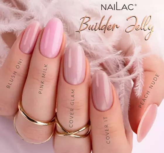 NAILAC BUILDER JELLY AUFBAUGEL PINK MILK 15G