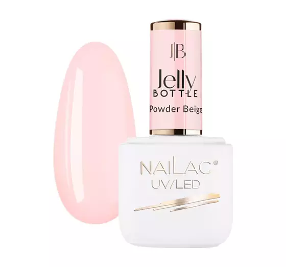 NAILAC JELLY BOTTLE AUFBAUGEL 2IN1 POWDER BEIGE 7ML