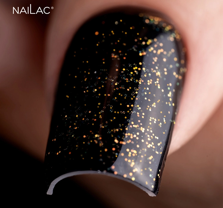 NAILAC OPALX TOP HYBRID TOPCOAT GOLD 7ML