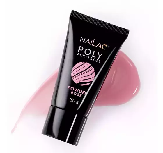 NAILAC POLY ACRYL & GEL #POWDER ROSE 30G