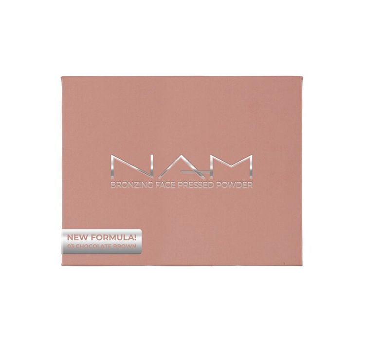 NAM Bronzing Face Pressed Powder Bräunungspuder 03 Chocolate 10g