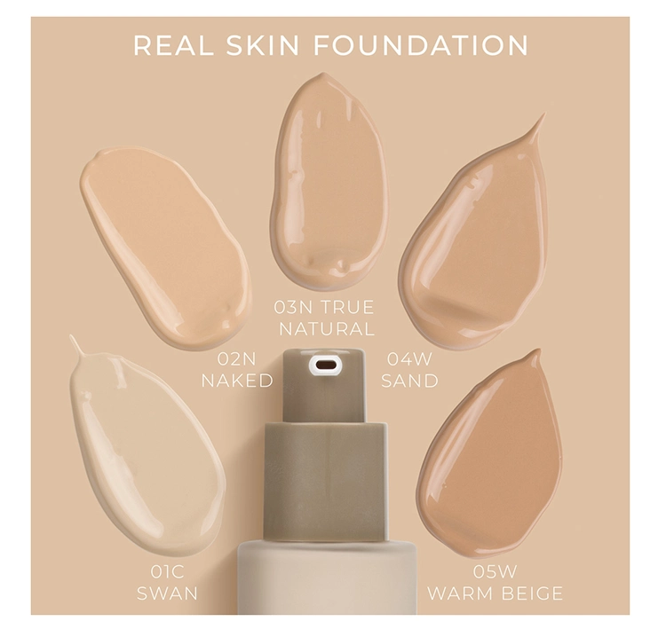 NAM Real Skin Foundation pflegende Grundierung 05 Warm Beige 30ml