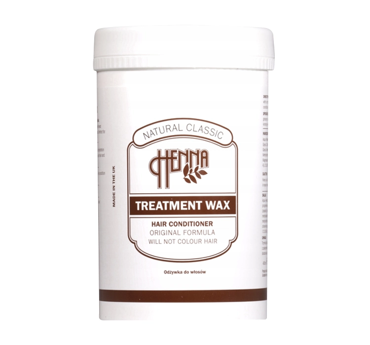 NATURAL CLASSIC HENNA TREATMENT WAX HAARMASKE MIT HENNA 480ML