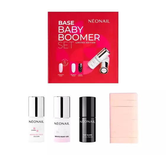 NEONAIL BASE BABY BOOMER SET FÜR HYBRIDMANIKÜRE 