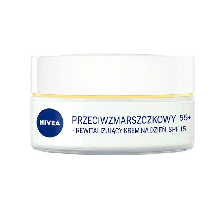 NIVEA 2 PACK ANTI-FALTEN + REVITALISIERENDE TAGES- UND NACHTCREME 55+ 2x50ML