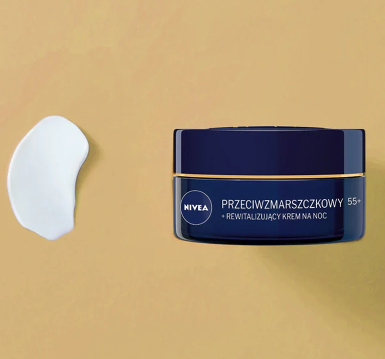 NIVEA 2 PACK ANTI-FALTEN + REVITALISIERENDE TAGES- UND NACHTCREME 55+ 2x50ML