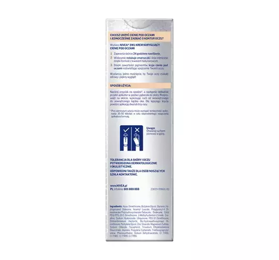 NIVEA CELLULAR HYALURON FILLER 3IN1 CREME ZUR KORREKTUR VON AUGENRINGEN 02 MEDIUM 4ML