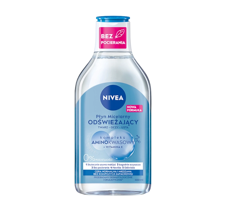 NIVEA ERFRISCHENDES MIZELLENWASSER FÜR NORMALE UND MISCHHAUT 400ML