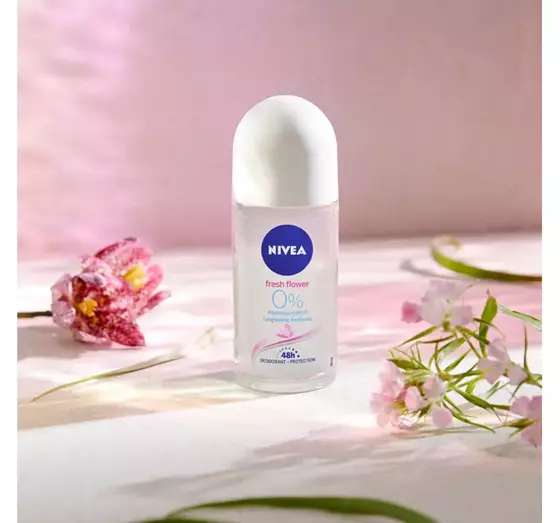 NIVEA FRESH FLOWER ANTI TRANSPIRANT OHNE ALUMINIUM ROLL ON 50ML