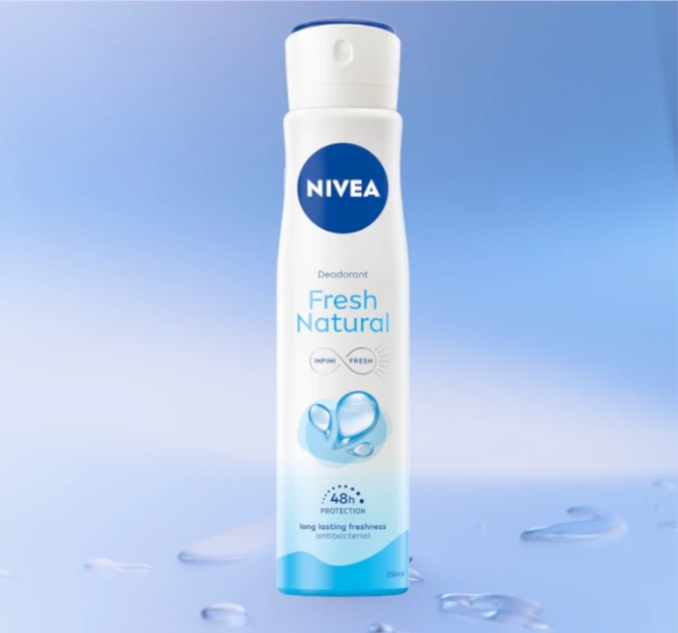 NIVEA FRESH NATURAL DEODORANT SPRAY FÜR FRAUEN 250ML