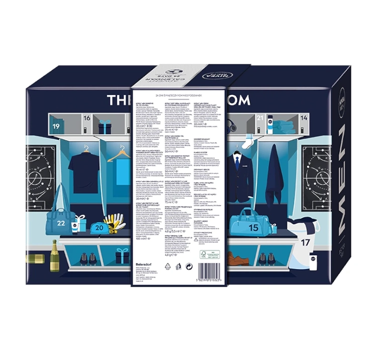 NIVEA MEN 24 DAYS OF FESTIVE PERSONAL TREATS ADVENTSKALENDER 2023